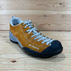 Scarpa Mojito Shoes Mens 6 Women’s 7 Gold Grey Urban Hiking Trail Travel Leisure